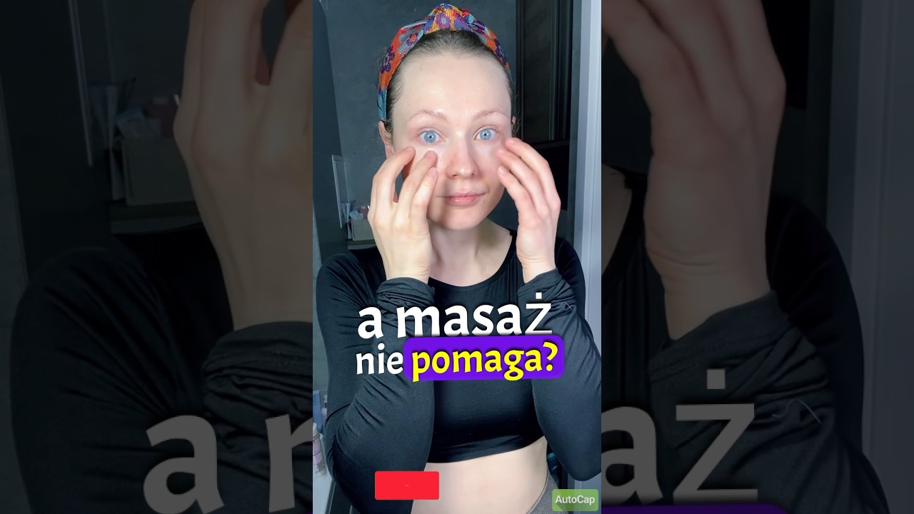 MUST HAVE RANO !  #shorts  #masaż OPUCHLIZNA pod oczami / masaż