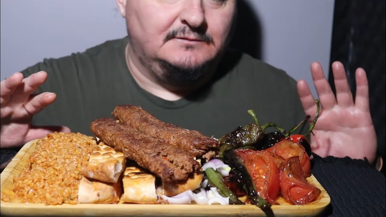 BEST OF ASMR MUKBANG ADANA KEBAP #AMAZİNG #eatingsounds 