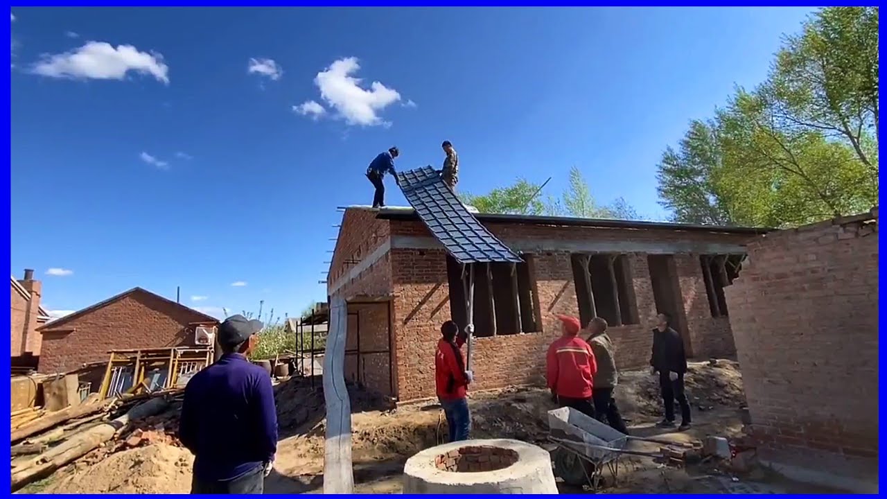demolish the old house to build a clean and beautiful apartment