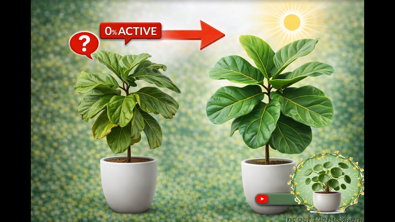 Your fiddle leaf fig can be alive… but inactive 🌿