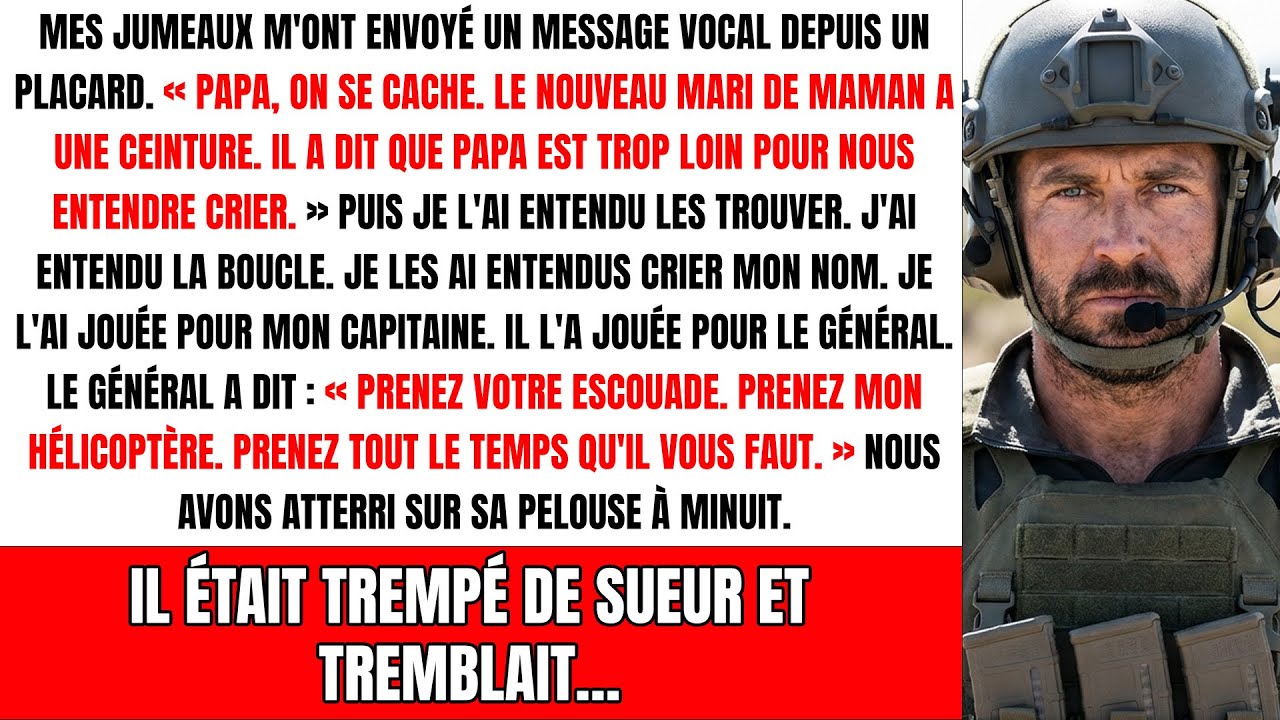 Beau-père bat jumeaux pendant que j'écoute—Général me donne son hélico—Atterris sur sa pelouse