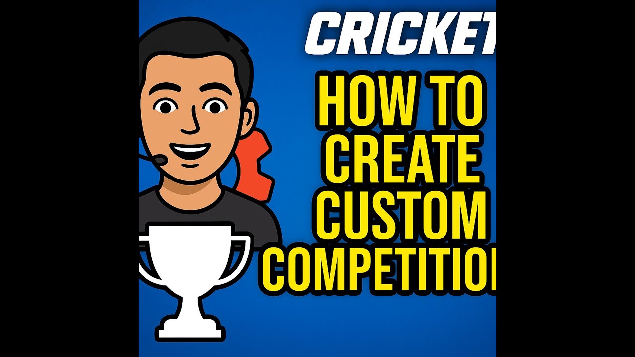 🔥 How to Create Custom Competitions in Cricket 24! 🏏  Step-by-Step Guide for PS5 & PC Players 🎮