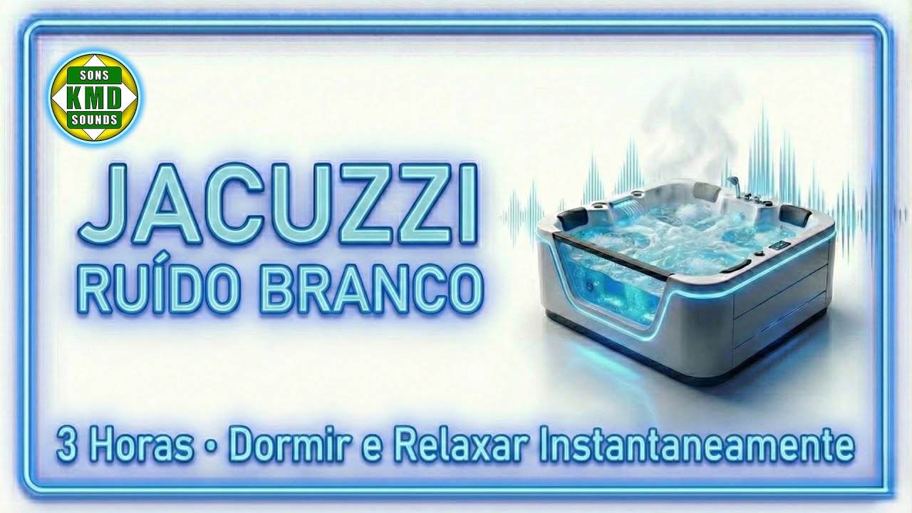 🔊 SOM DE JACUZZI PARA RELAXAR E DORMIR 🌙✨ RUIDO BRANCO