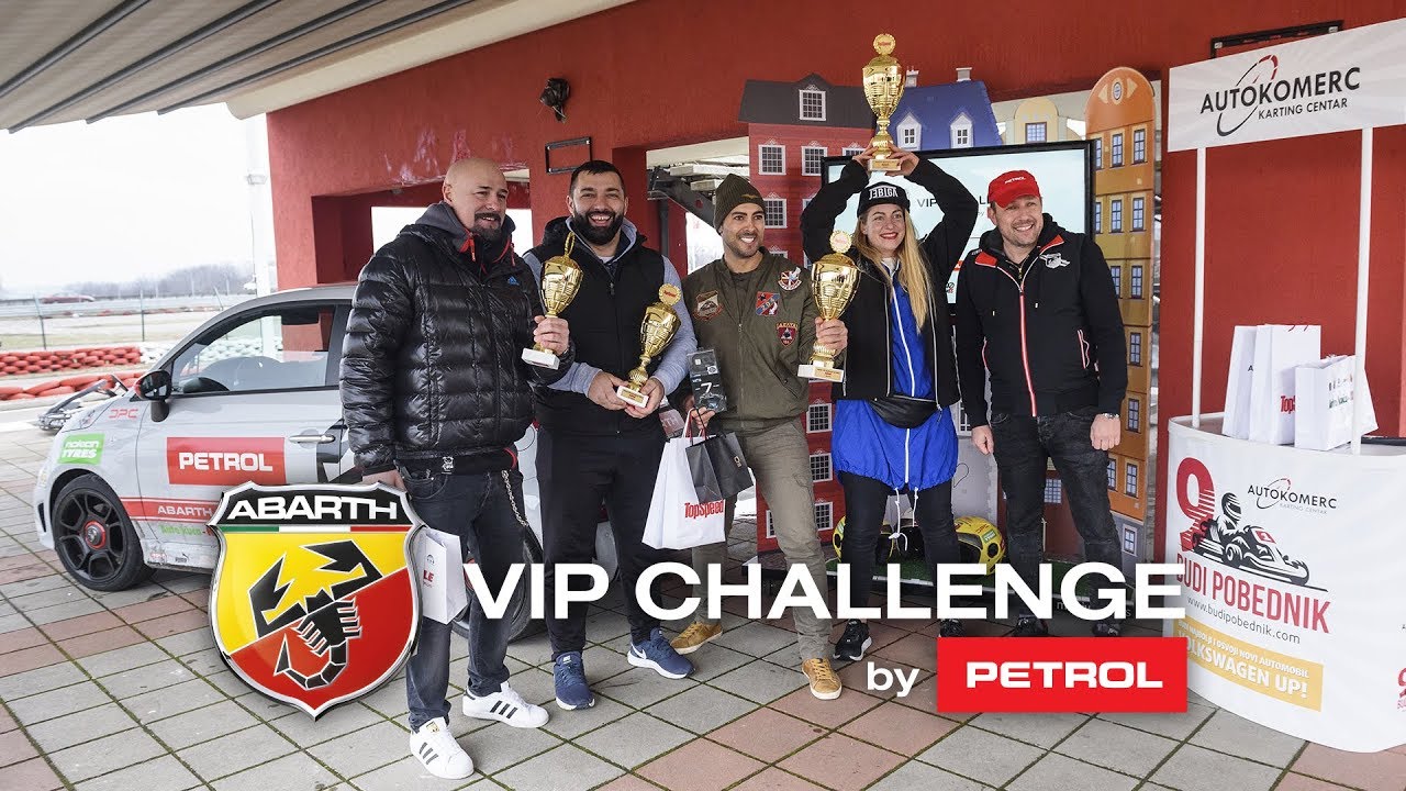 ABARTH VIP CHALLENGE by PETROL FINALE!  HRISTINA, GRU, ASMIR I UROŠ!