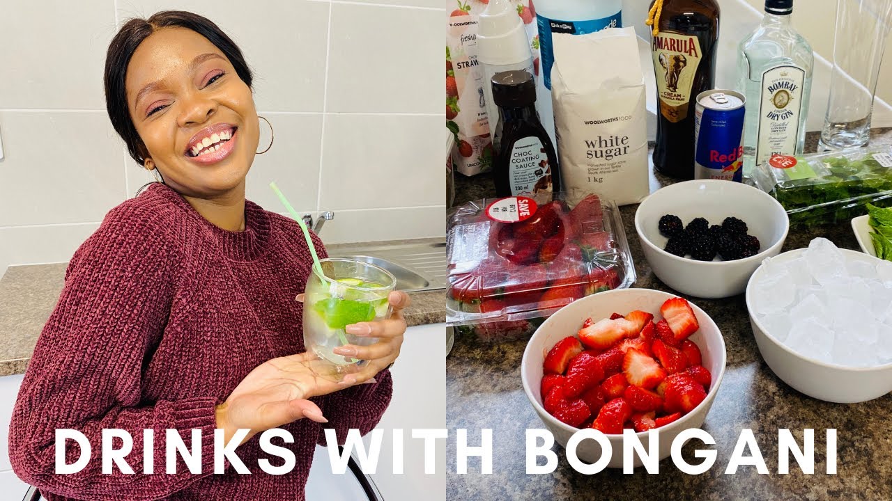 Drinks with Bongani | Cocktails Made Easy| South African Youtuber