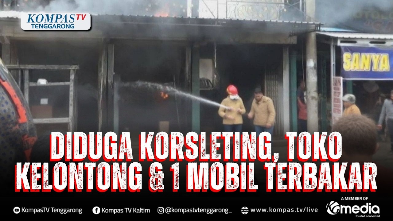 Toko Kelontong di Madiun Terbakar, Diduga Akibat Korsleting Pom Mini