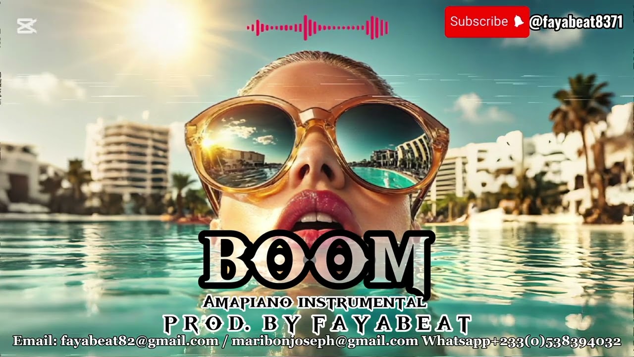 Amapiano instrumental titled BOOM 2025/2026. Africa type beat. Amapiano to the World BOOM💥Subscribe 