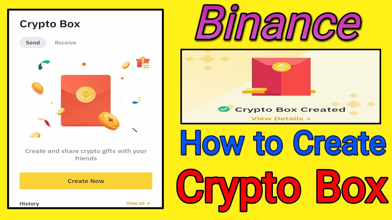 How To Create Binance Crypto Box Codes?