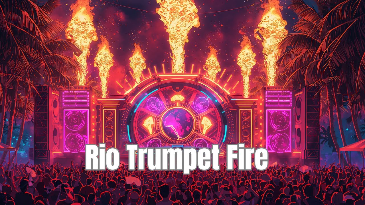 Rio Trumpet Fire 🔥 Ibiza Electro House Festival Vibes