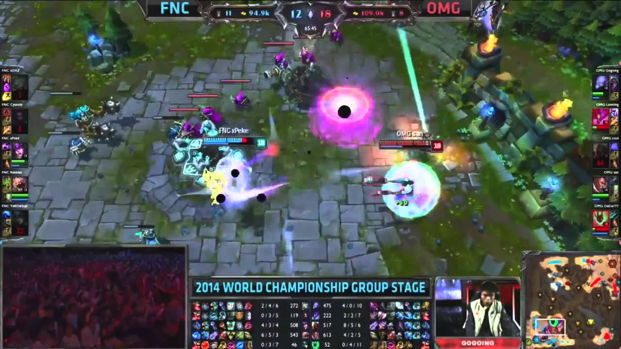 [Worlds 2014] FNC vs OMG Incredibly Intense two and a half minutes