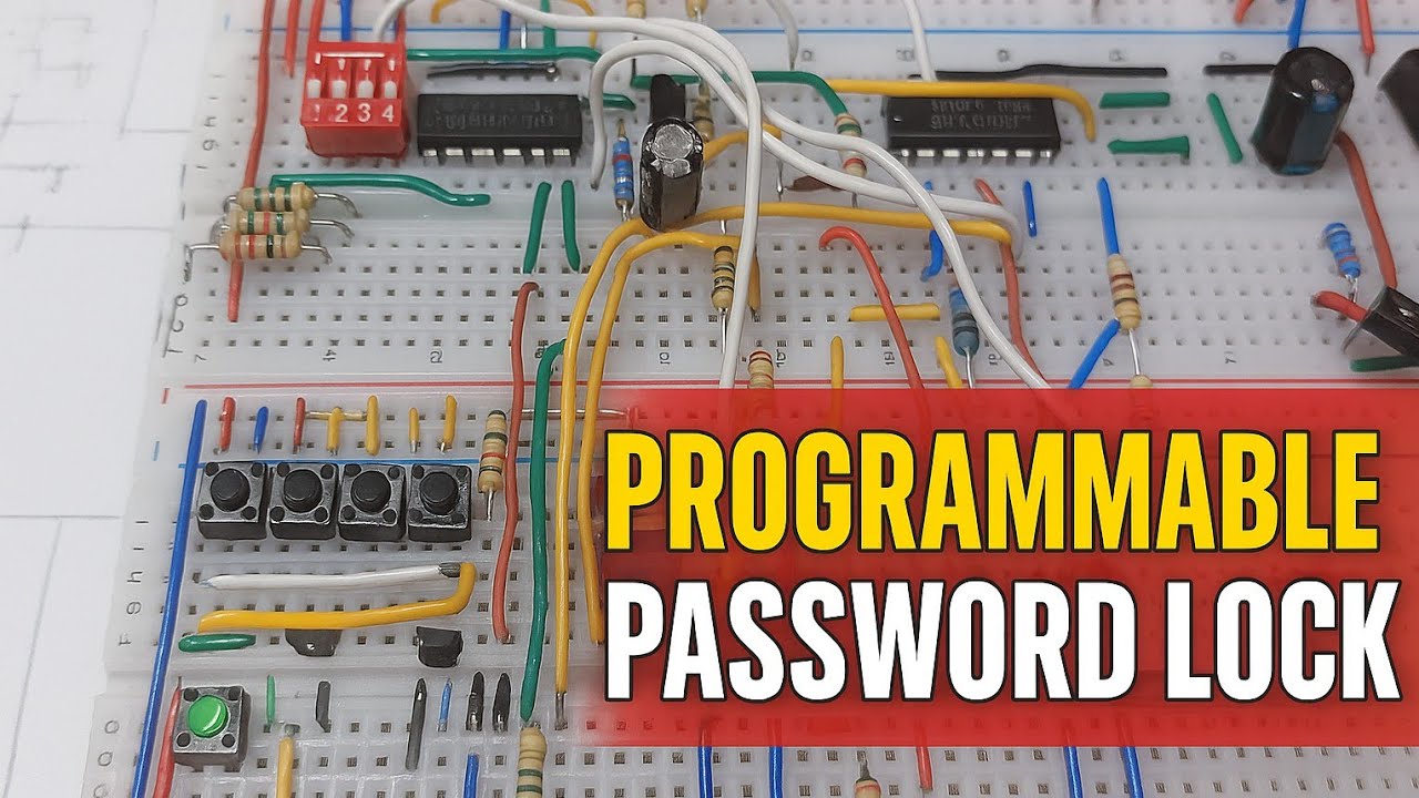 Programmable Logic Password Lock (No Microcontroller!)