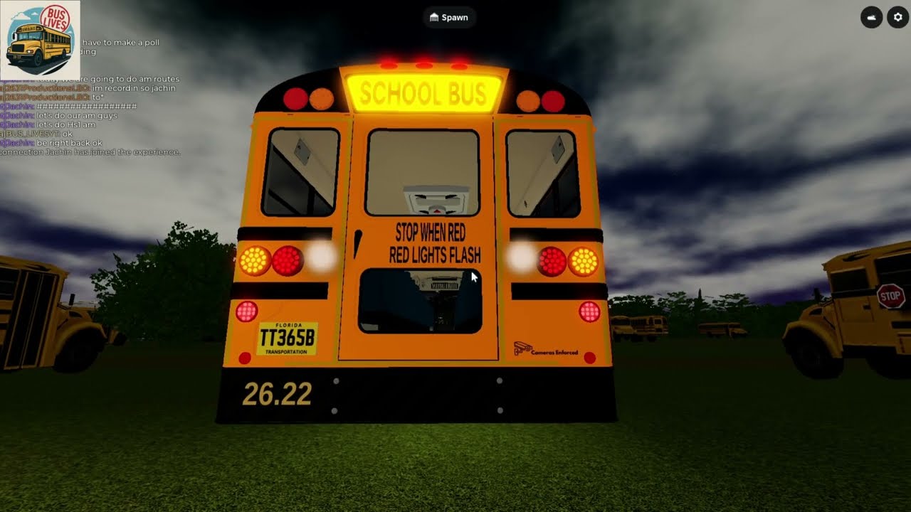 Morning Routes with bus 26.22 [Alpha] FL School buses