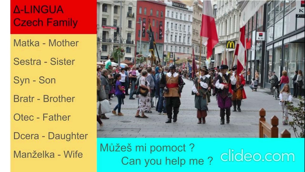 Δ- LINGUA : Czech Family ( Lesson # 32 )