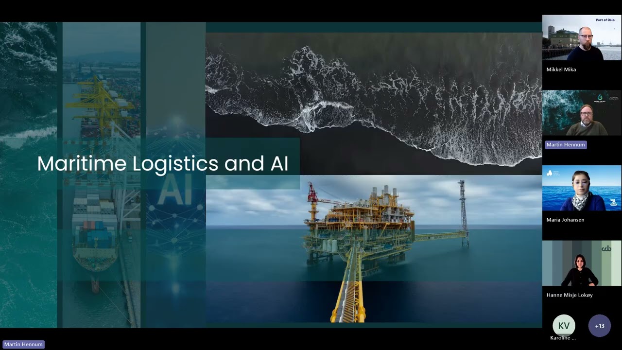 Maritime AI webinar by OHC – Maritime Logistics and AI with Port of Oslo and CCB