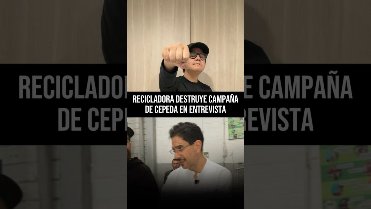 🚨 Miren c&oacute;mo esta RECICLADORA termina de hundir la campa&ntilde;a de Cepeda