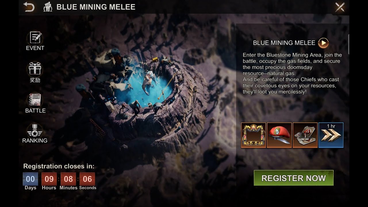 State of Survival (SOS) - Blue Mining Melee Introduction