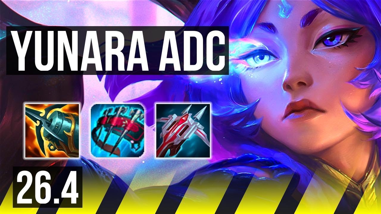 YUNARA & Rakan vs APHELIOS & Thresh (ADC) | Good KDA: 20/1/6, 62K damage | KR Master | 26.4