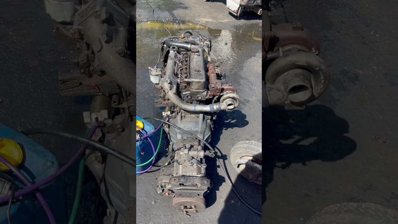 4D31 turbo engine transmission