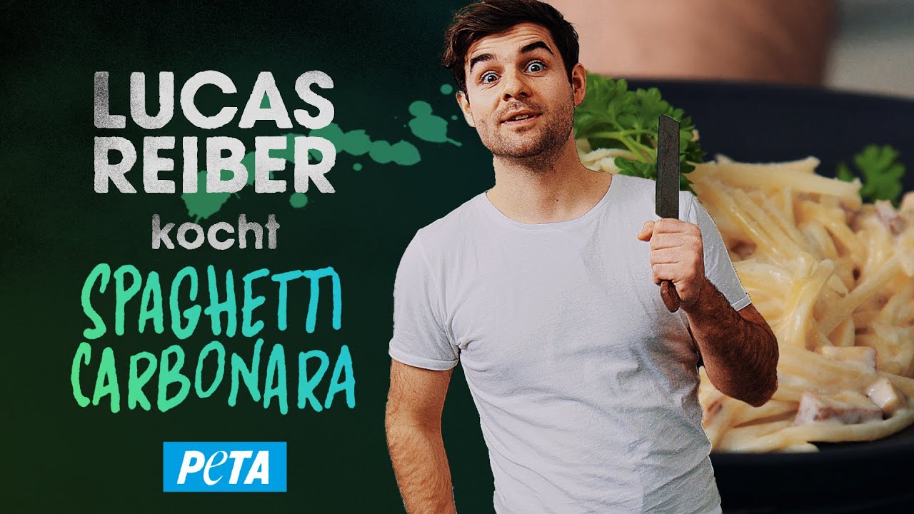 Spaghetti Carbonara in vegan – superschnell & superlecker – Lucas Reiber zeigt sein Lieblingrezept