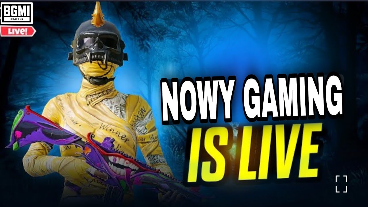 Road To 10k | NoWyGaming is live Bgmi l get free uc | Castom Rooms