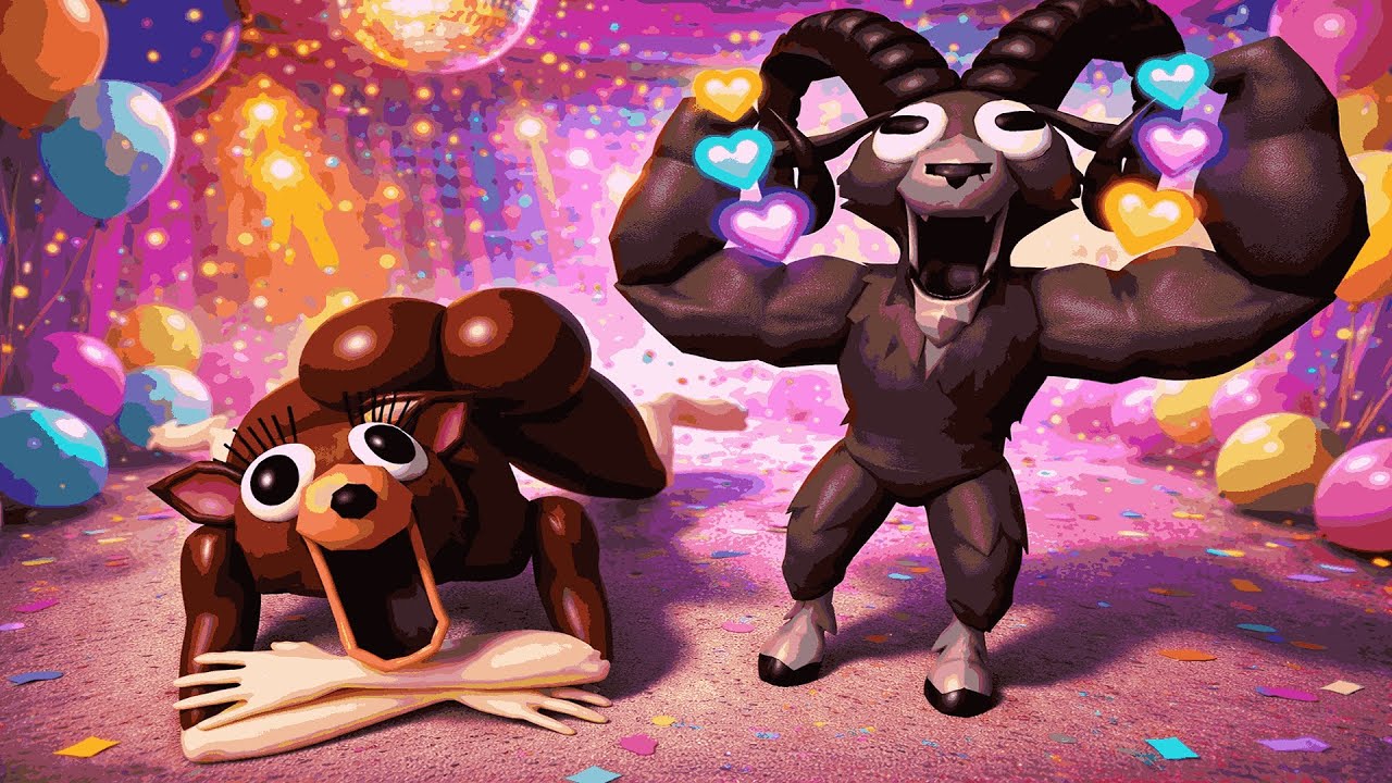 MUSCLE RAM FINDS LOVE in 99 NIGHTS in BARRY’S PRISON RUN! #roblox #obby #sprunki