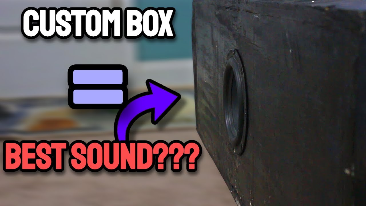 Custom Subwoofer Box Makes Cheap Subwoofer Sound Great? (Is It Worth Building?)