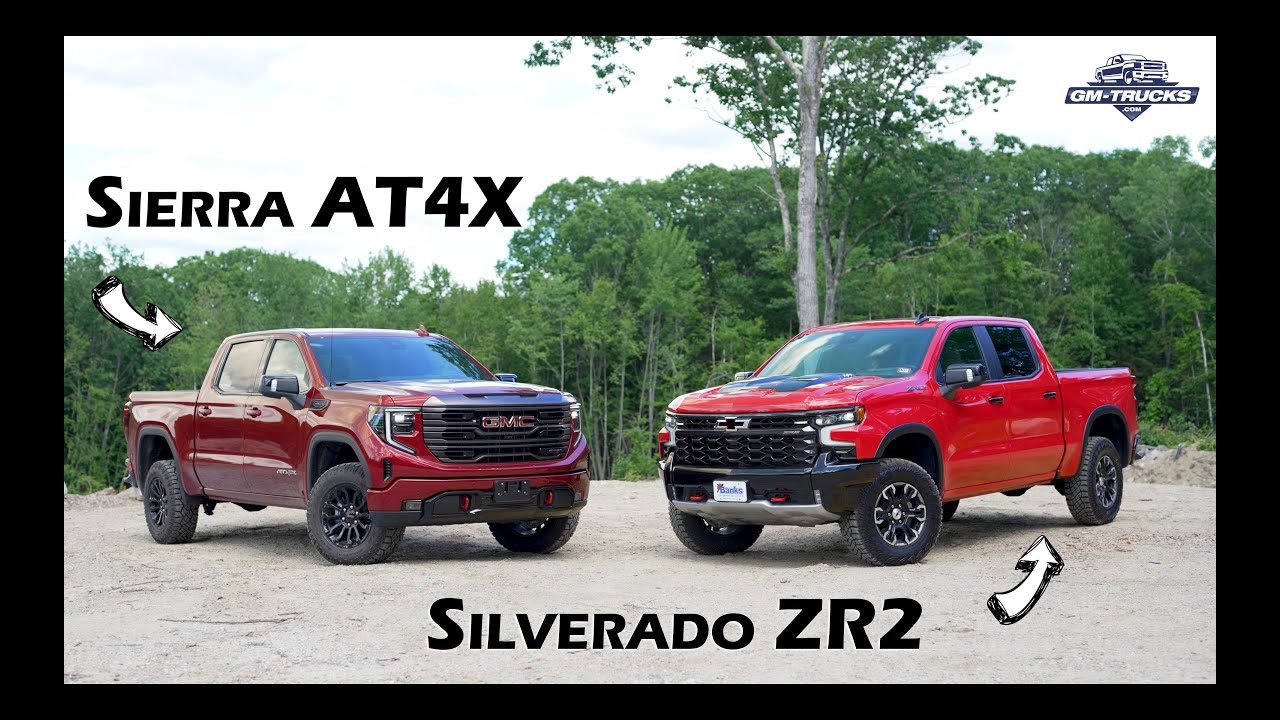 Silverado ZR2 vs Sierra AT4X - What's the difference?