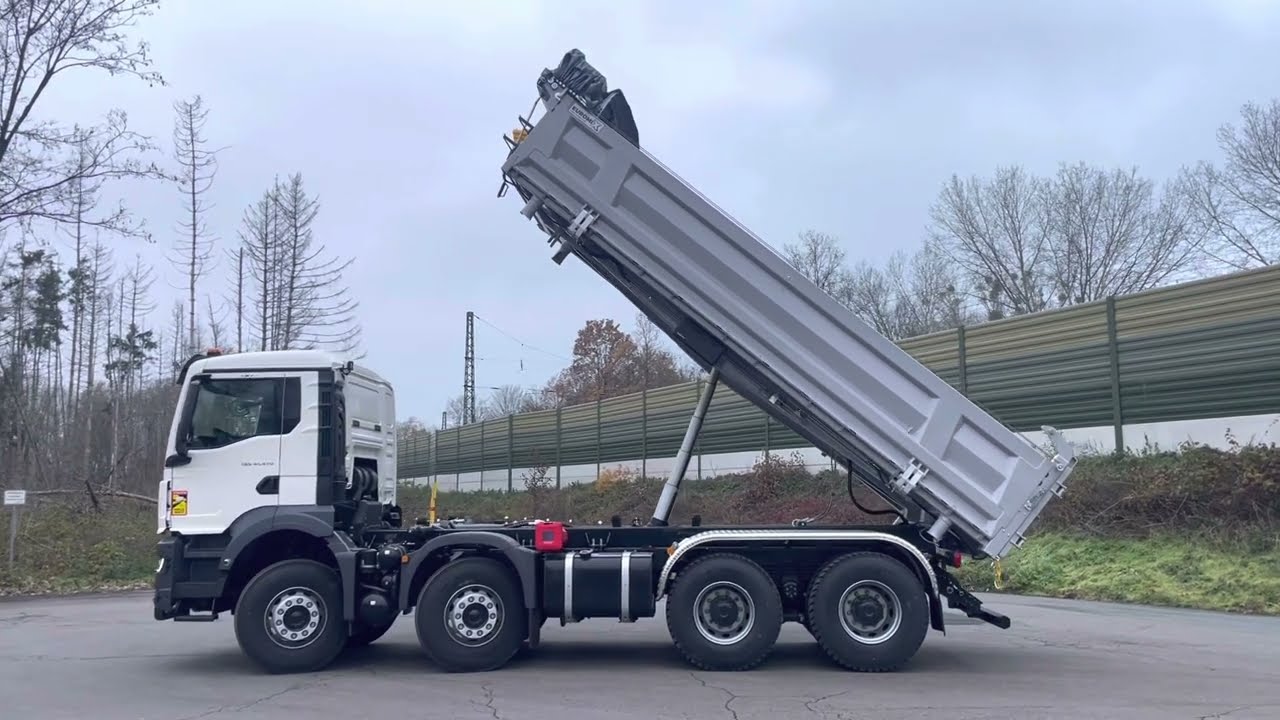 EuromixMTP 3-Seiten-Kipper MAN TGS 41.470 8x4 Bibenne