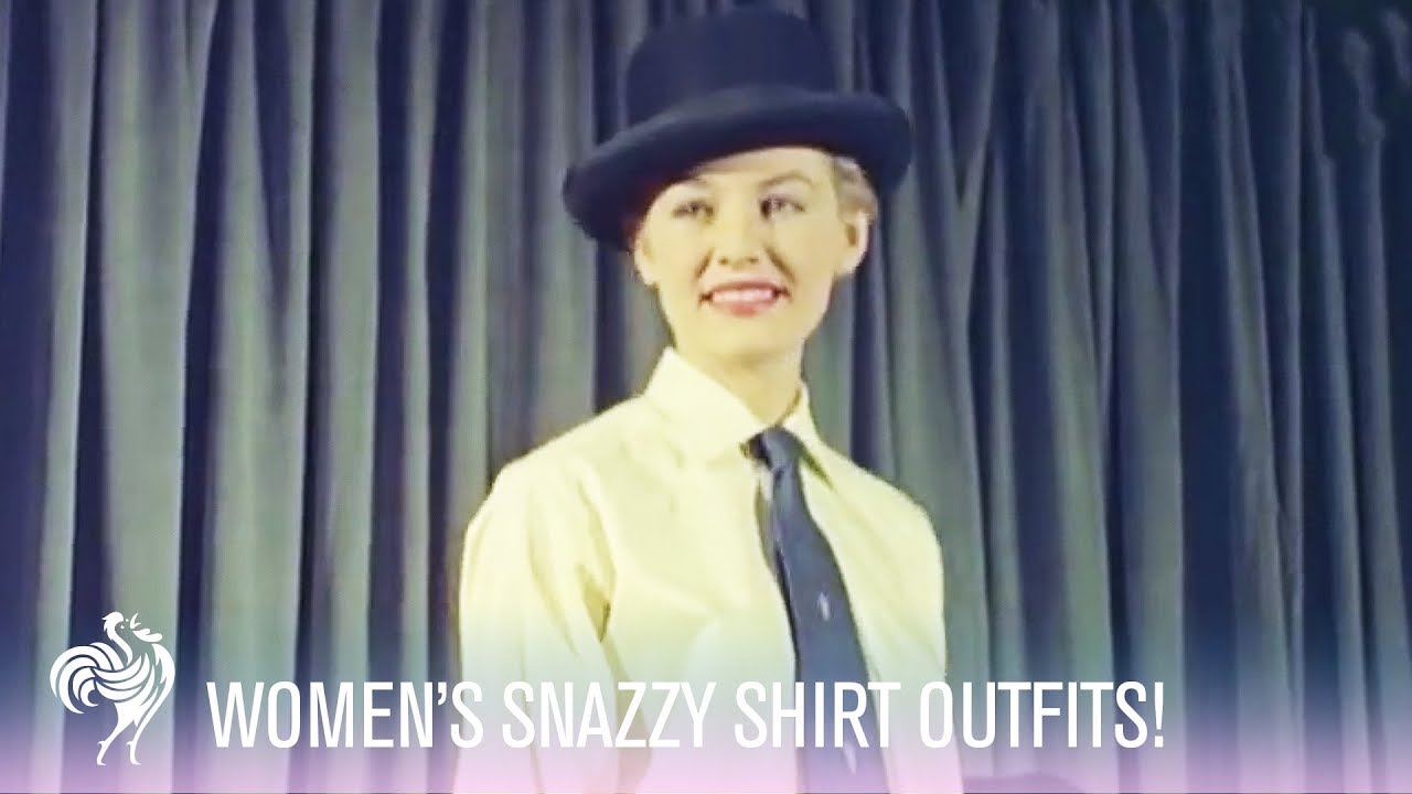 Women’s Fashion: Snazzy Shirt Outfits! (1950s) | Vintage Fashion