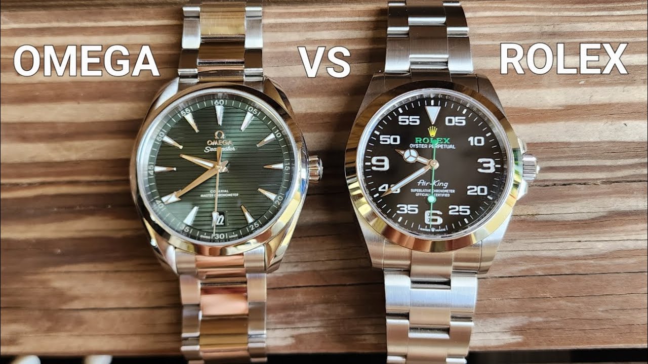 Omega Aqua Terra vs Rolex Air King - Comparison: OMEGA vs ROLEX