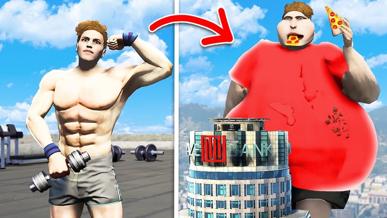 FAT vs RIPPED In GTA 5!