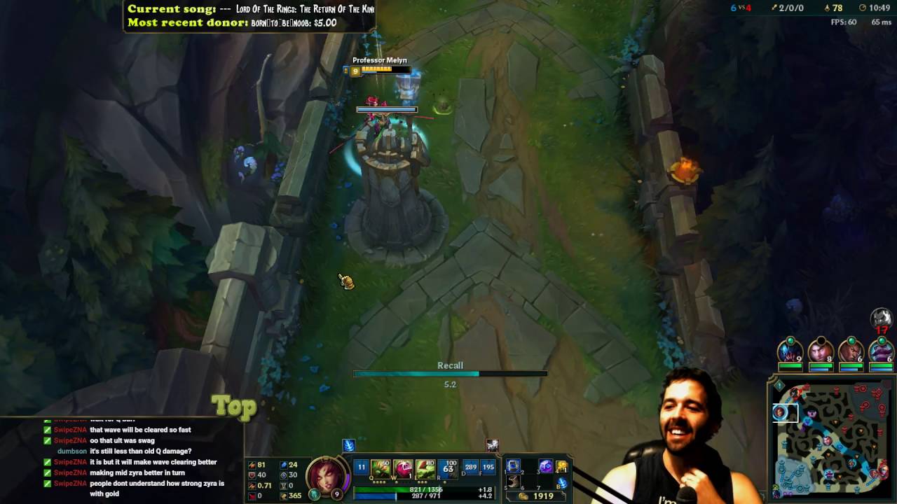BMing a Zyra one trick I stole Zyra from...