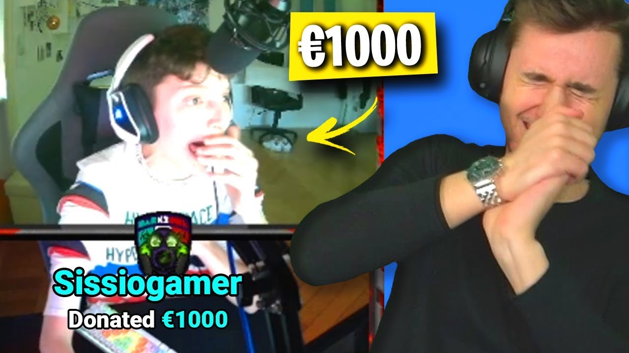 DONO €1000 A PICCOLI STREAMER