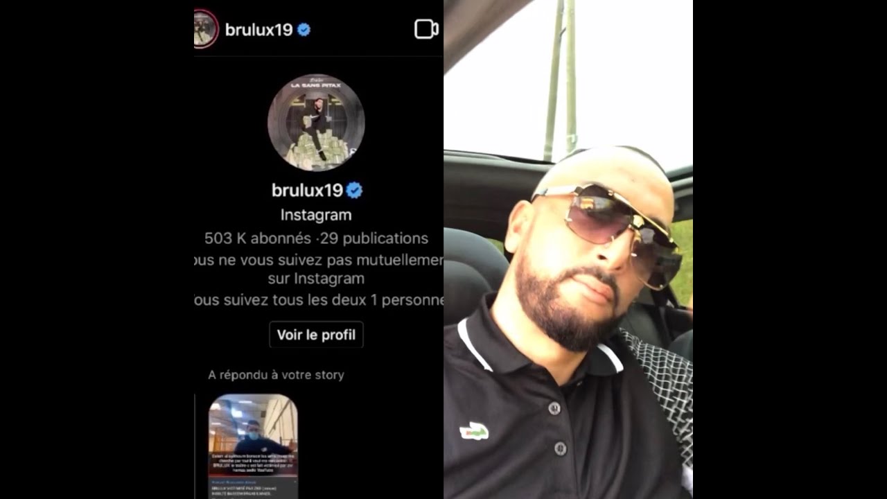 BRULUX ME MENACE ET ME RÉPOND SUR INSTAGRAM & HAMZA SEDKI