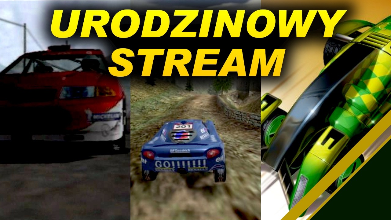 Urodzinowy stream - WRC (PS2), Master Rallye (PS2) oraz Stunt GP Remastered (PC) + Losowanie