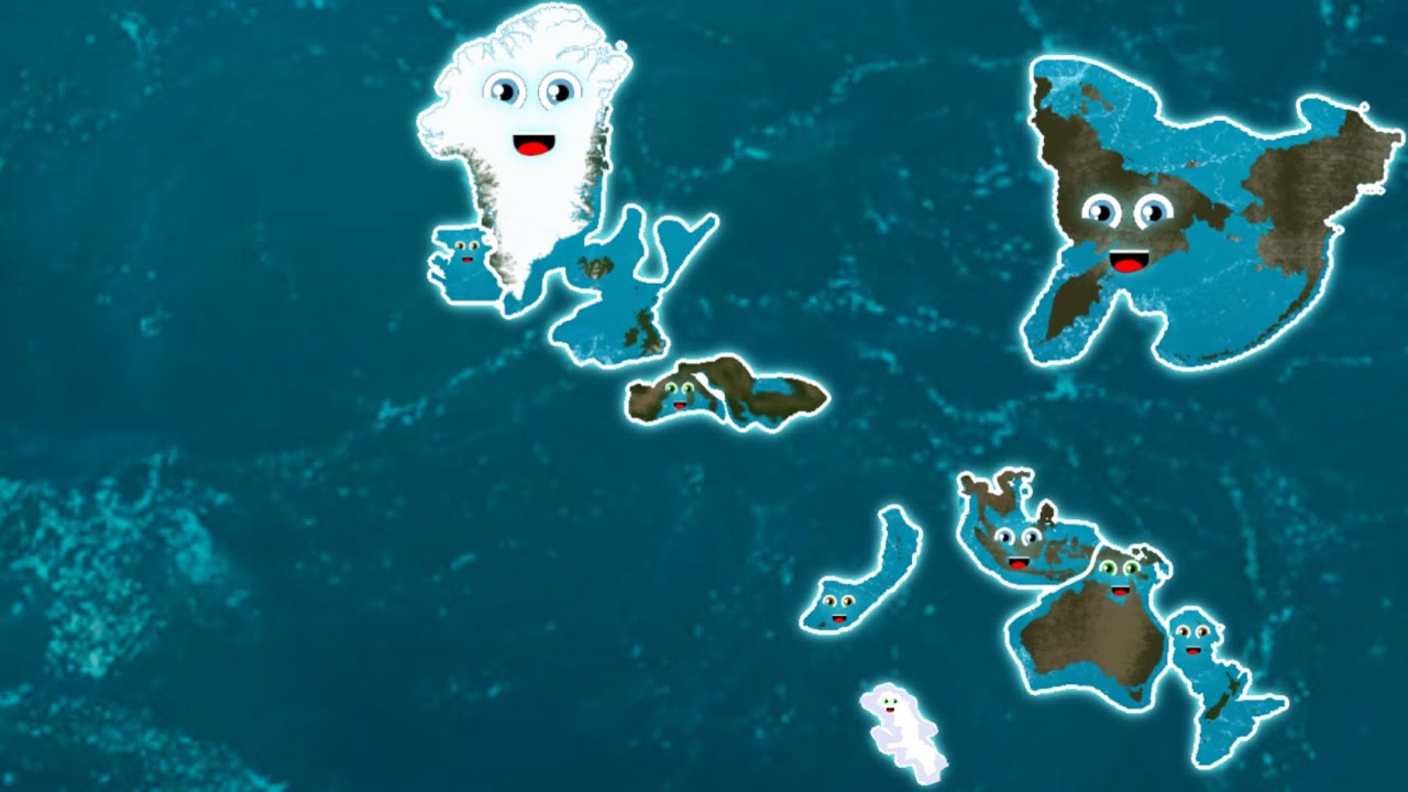 Nine Sunken Continents of the World -- Geography & Divisions of the World