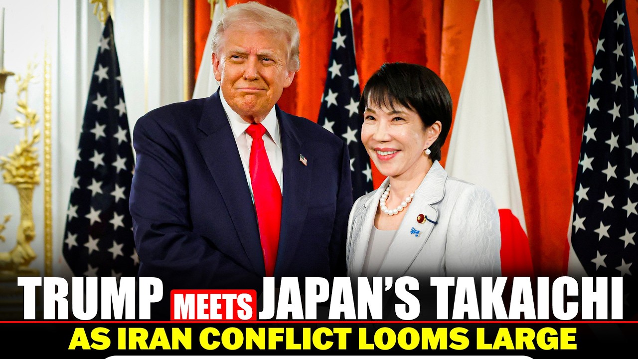 LIVE: President Trump holds Bilateral Meeting with Japan’s Takaichi as Iran conflict looms large