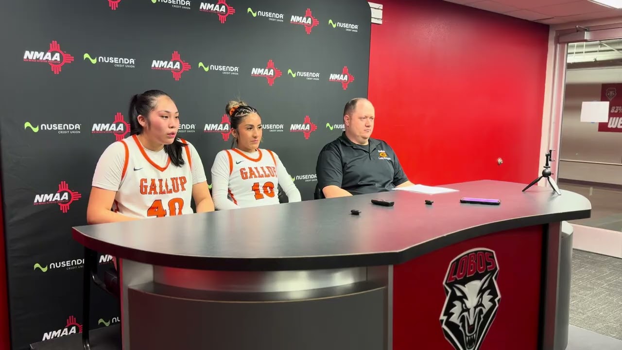 Gallup High School postgame press conference