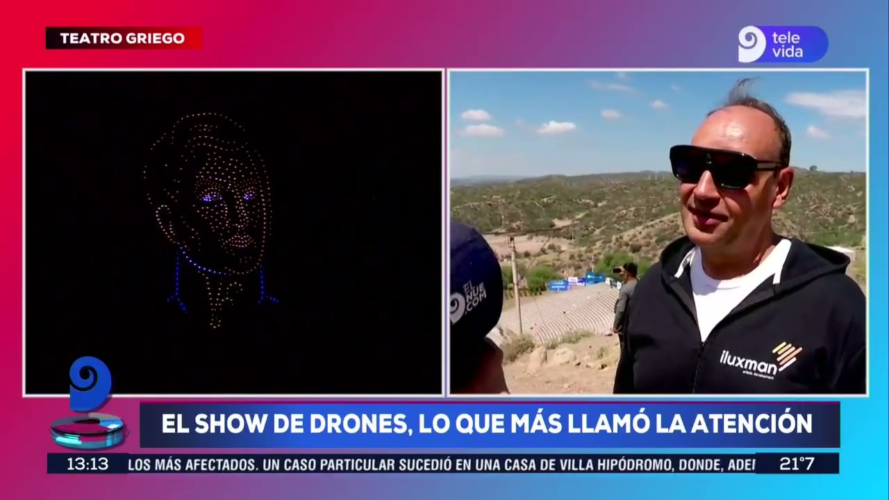 Vendimia 2026: cómo se creó el impactante show de drones que iluminó el cielo del Frank Romero Day