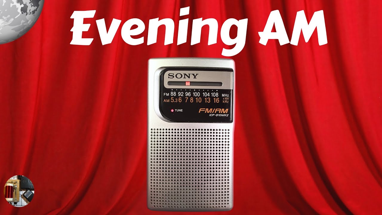 Sony ICF-S10MK2 AM FM Portable Radio Evening AM