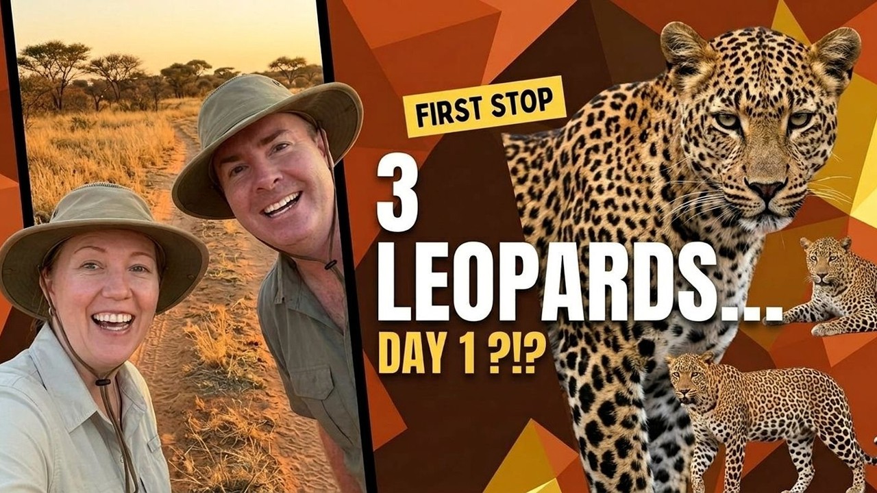 Our Very First Day on Safari In Namibia - So Many Firsts