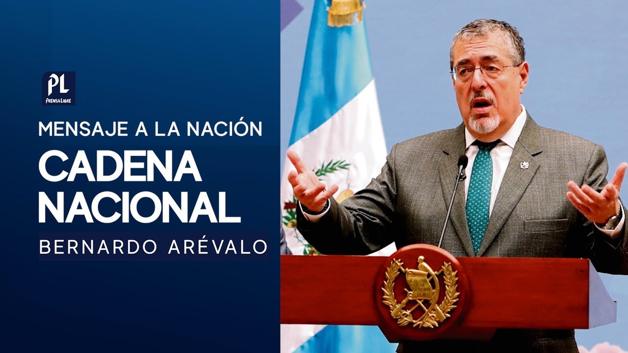 Presidente Bernardo Arévalo ofrece mensaje en cadena nacional este 26 de octubre