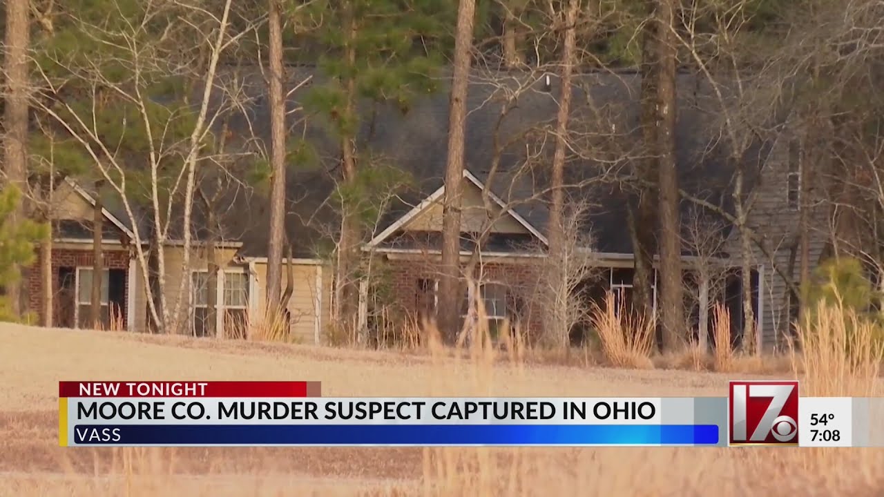 Man nabbed in Ohio after Moore Co. double murder: Deputies