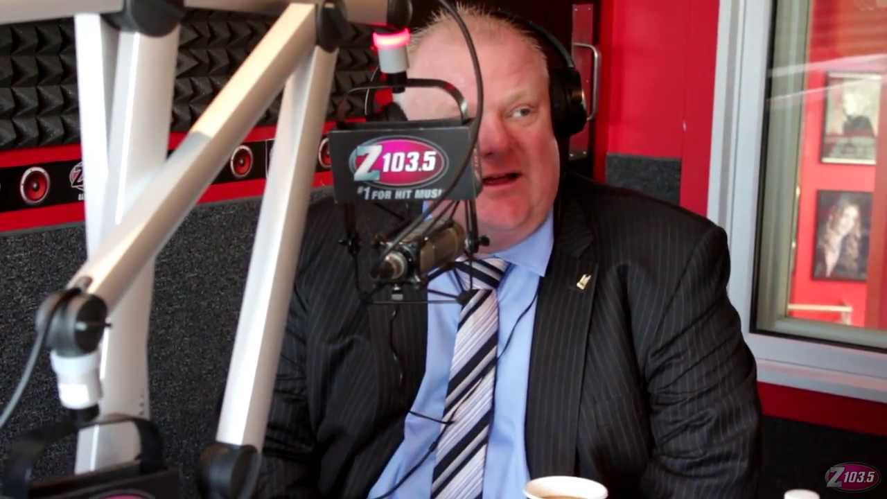 Mayor Rob Ford and Councillor Doug Ford of Toronto visit Z103.5!