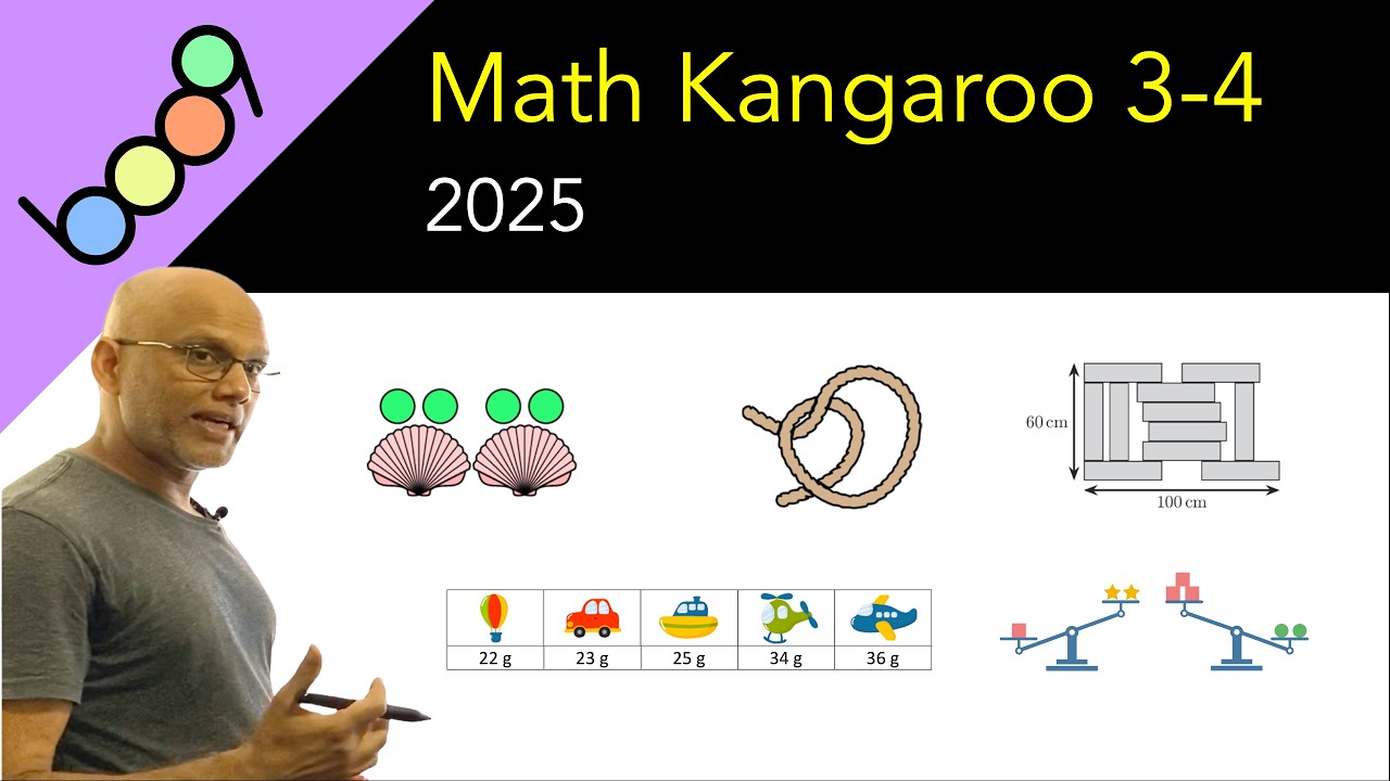 Математический кенгуру 2025, 3-4 классы