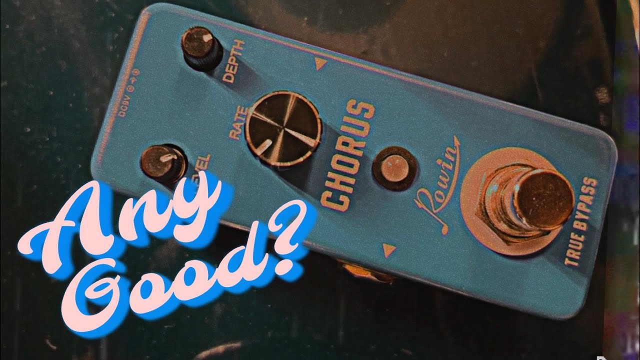 Is the Cheapest CHORUS any Good? Rowin Chorus Pedal Demo
