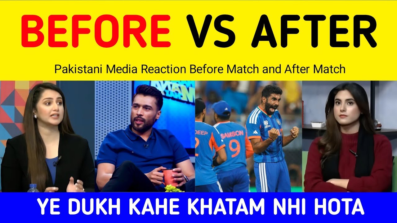 Pak Media Before and After Reaction after India Reach World Cup Finals | Pakistani Media on Win