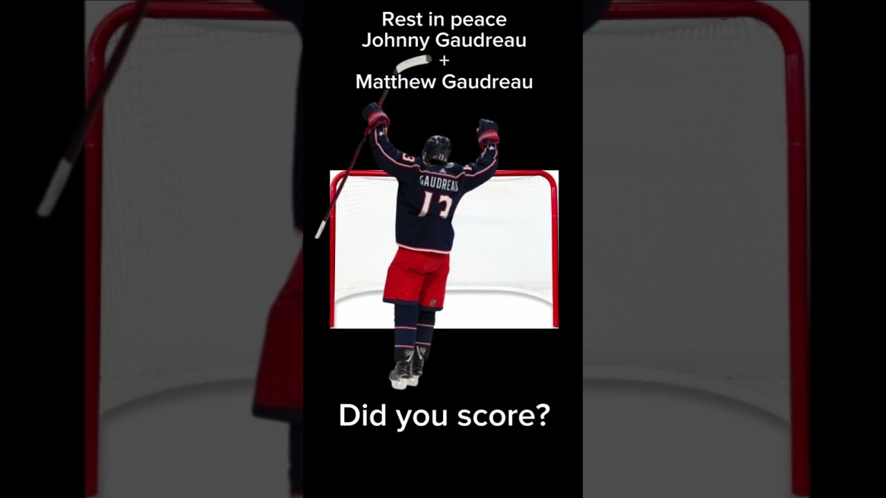 RIP 😇 Did you score? #fypシ゚viral #hockey #johnnygaudreauandmatthew
