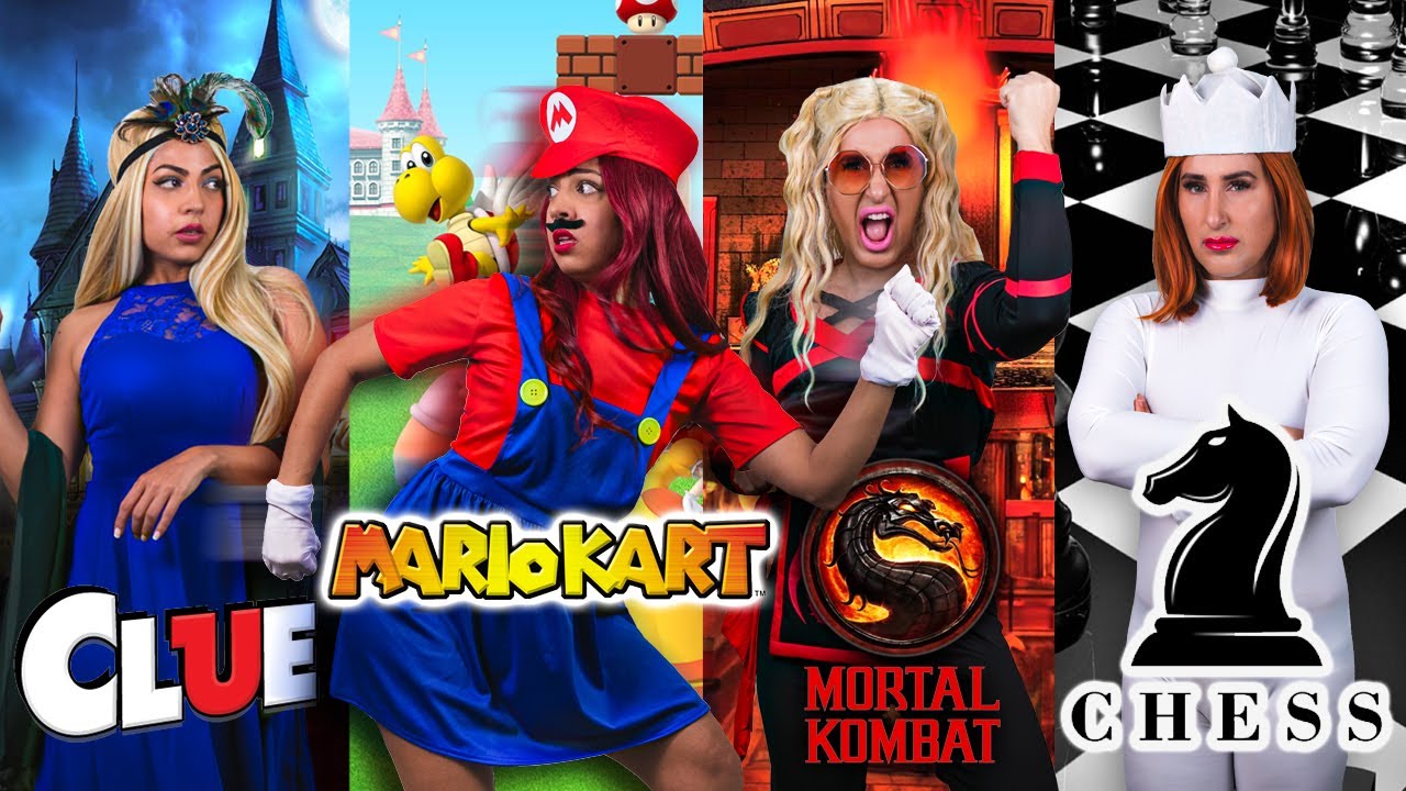 Surviving Every Popular Game! *CLUE, MARIO KART, MORTAL KOMBAT!*