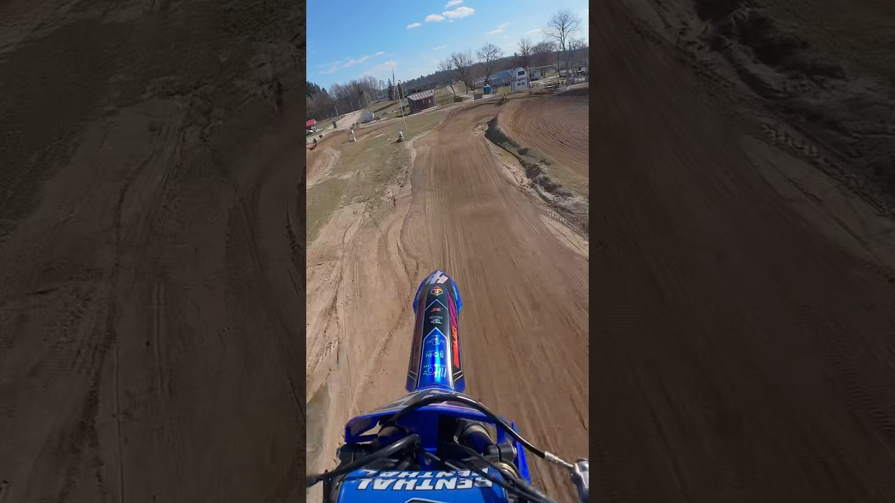 Do you think this is a track record? #fun #motocross #new #mx #fast #lap #ride #pov #ride #morelands